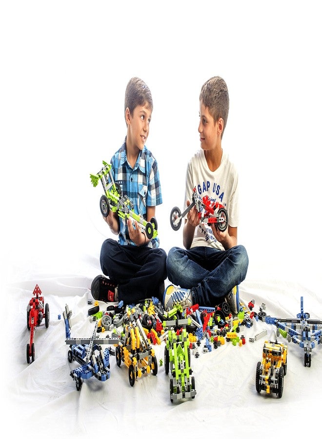 Engino Pico Motorbikes 4 Models, Multi Color - Image 2